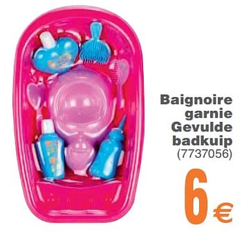 Promoties Baignoire garnie gevulde badkuip - Huismerk - Cora - Geldig van 11/06/2019 tot 24/06/2019 bij Cora