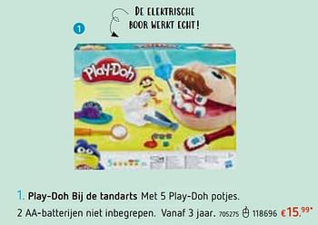 Promoties Play-doh bij de tandarts - Hasbro - Geldig van 13/06/2019 tot 13/07/2019 bij Dreamland
