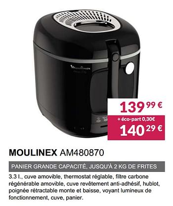 Promotions Friteuse moulinex am480870 - Moulinex - Valide de 02/06/2019 à 30/09/2019 chez Copra