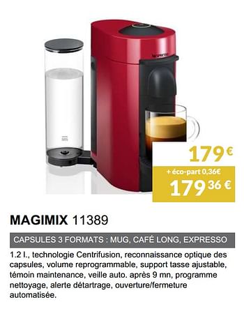 Promotions Nespresso magimix 11389 - Magimix - Valide de 02/06/2019 à 30/09/2019 chez Copra