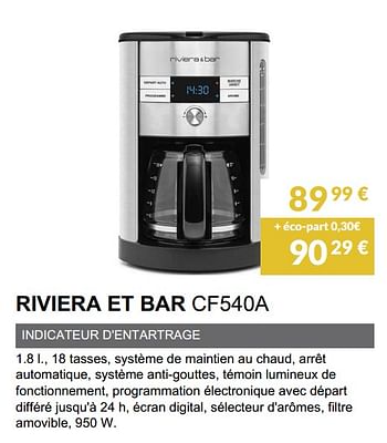 Promotions Riviera et bar cf540a - Riviera et Bar - Valide de 02/06/2019 à 30/09/2019 chez Copra