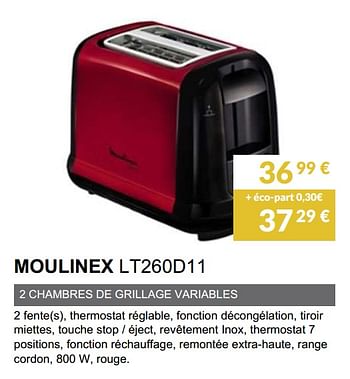 Promotions Moulinex lt260d11 - Moulinex - Valide de 02/06/2019 à 30/09/2019 chez Copra
