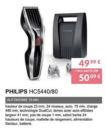 Promotions Tondeuse barbe philips hc5440-80 - Philips - Valide de 02/06/2019 à 30/09/2019 chez Copra