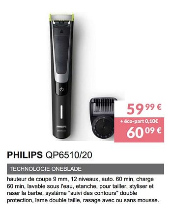 Promoties Tondeuse barbe philips qp6510-20 - Philips - Geldig van 02/06/2019 tot 30/09/2019 bij Copra