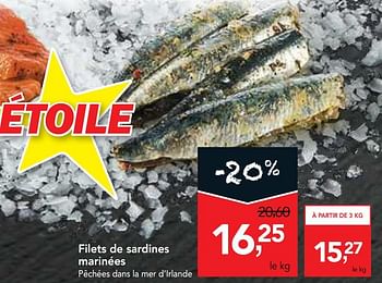 Promotions Filets de sardines marinées - Produit maison - Makro - Valide de 19/06/2019 à 02/07/2019 chez Makro