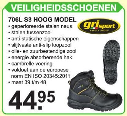 Veiligheidsschoenen cranenbroek online