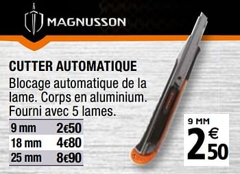 Promotions Cutter automatique - Magnusson - Valide de 01/04/2019 à 31/12/2019 chez Brico Depot