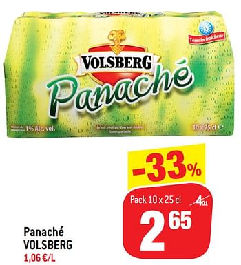 Promoties Panaché volsberg - VOLSBERG - Geldig van 12/06/2019 tot 18/06/2019 bij Match