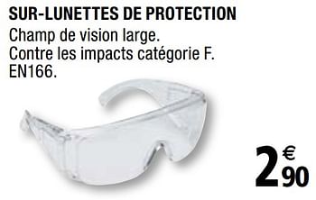 Promotions Sur-lunettes de protection - Produit Maison - Brico Depot - Valide de 01/04/2019 à 31/12/2019 chez Brico Depot