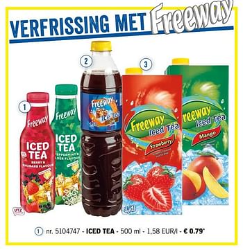 Promoties Iced tea - Freeway - Geldig van 17/06/2019 tot 22/06/2019 bij Lidl