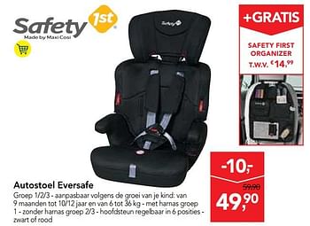 Promoties Autostoel eversafe - Safety 1st - Geldig van 19/06/2019 tot 02/07/2019 bij Makro