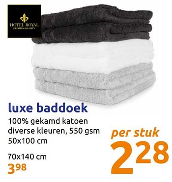 voering Omhoog gaan blouse Action promotie: Luxe baddoek - Huismerk - Action (Huishouden) - Geldig tot  18/06/19 - Promobutler