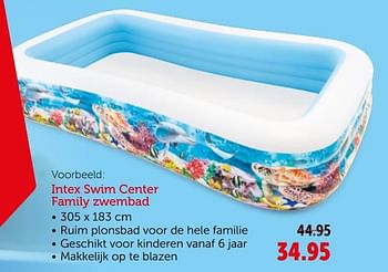 Promoties Intex swim center family zwembad - Intex - Geldig van 19/06/2019 tot 29/06/2019 bij Aveve