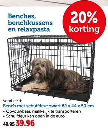 Promoties Bench met schuifdeur zwart - Huismerk - Aveve - Geldig van 19/06/2019 tot 29/06/2019 bij Aveve