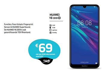 Promotions Huawei y6 2019 - Huawei - Valide de 04/06/2019 à 01/07/2019 chez Base