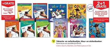 Promoties Vakantie- en oefenboekjes, kleur- en stickerboeken - Huismerk - Makro - Geldig van 19/06/2019 tot 02/07/2019 bij Makro
