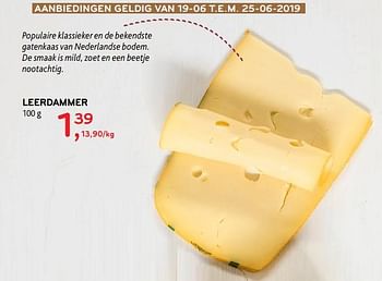 Promoties Leerdammer - Leerdammer - Geldig van 19/06/2019 tot 25/06/2019 bij Alvo