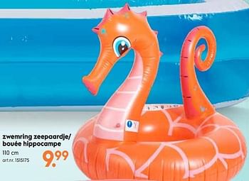 Promoties Zwemring zeepaardje-bouée hippocampe - Huismerk - Blokker - Geldig van 12/06/2019 tot 23/06/2019 bij Blokker