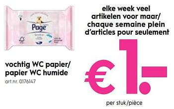 Promoties Vochtig wc papier-papier wc humide - Page - Geldig van 12/06/2019 tot 23/06/2019 bij Blokker