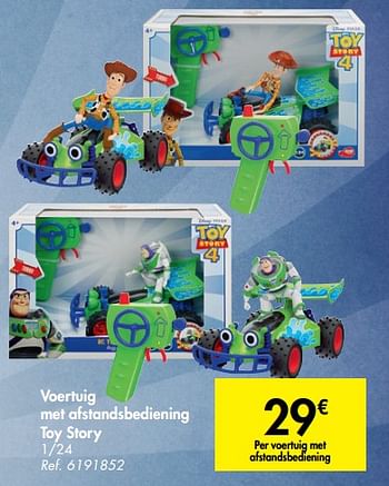 Promoties Voertuig met afstandsbediening toy story - Disney - Geldig van 12/06/2019 tot 24/06/2019 bij Carrefour