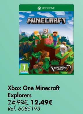Promotions Xbox one minecraft explorers - Produit maison - Carrefour  - Valide de 12/06/2019 à 24/06/2019 chez Carrefour