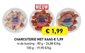 Promoties Charcuterie met kaas - Huismerk - Lidl - Geldig van 10/06/2019 tot 21/09/2019 bij Lidl