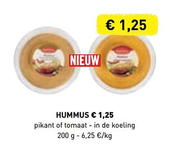 Promoties Hummus - Baresa - Geldig van 10/06/2019 tot 21/09/2019 bij Lidl