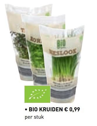 Promoties Bio kruiden - Huismerk - Lidl - Geldig van 10/06/2019 tot 21/09/2019 bij Lidl