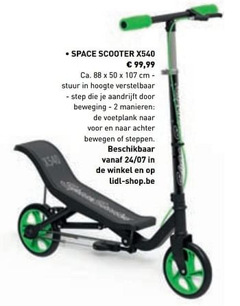 Promotions Space scooter x540 - SpaceScooter - Valide de 10/06/2019 à 21/09/2019 chez Lidl