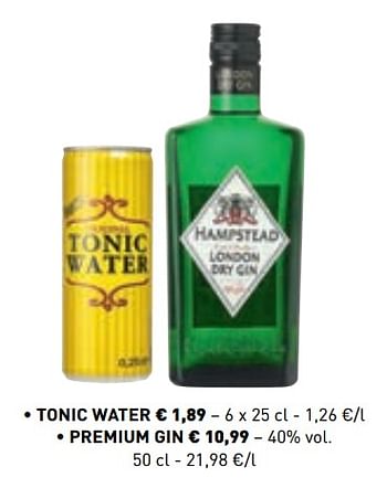 Promoties Tonic water - Fever Tree - Geldig van 10/06/2019 tot 21/09/2019 bij Lidl