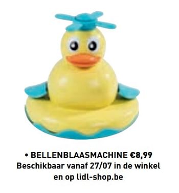 Promoties Bellenblaasmachine - Huismerk - Lidl - Geldig van 10/06/2019 tot 21/09/2019 bij Lidl