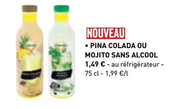 Promotions Pina colada ou mojito sans alcool - Solevita - Valide de 10/06/2019 à 21/09/2019 chez Lidl