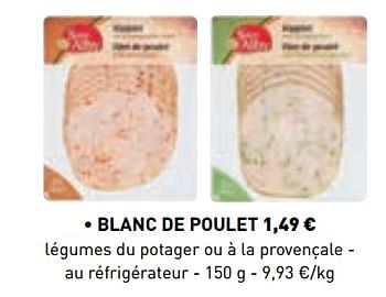 Promotions Blanc de poulet - Saint Alby - Valide de 10/06/2019 à 21/09/2019 chez Lidl
