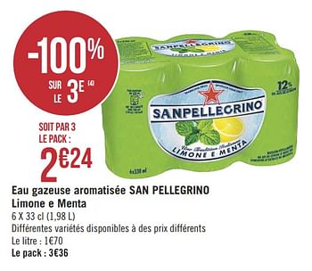 San Pellegrino Geant Casino