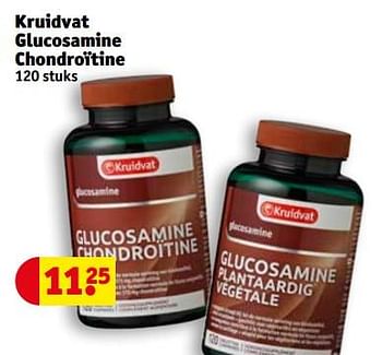 Promoties Kruidvat glucosamine chondroïtine - Huismerk - Kruidvat - Geldig van 24/04/2019 tot 29/09/2019 bij Kruidvat