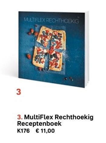 Promoties Multiflex rechthoekig receptenboek - Huismerk - Tupperware - Geldig van 01/03/2019 tot 30/09/2019 bij Tupperware