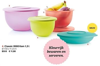 Promoties Classic 2000 kom - Huismerk - Tupperware - Geldig van 01/03/2019 tot 30/09/2019 bij Tupperware