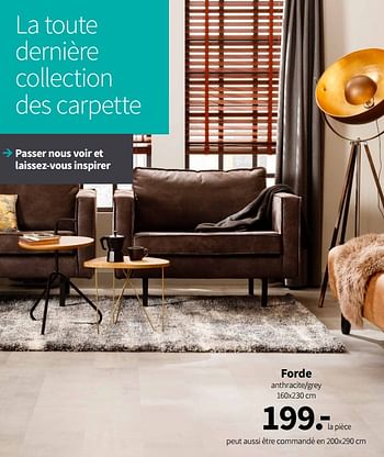 Promotions Forde anthracite-grey - Produit Maison - Carpetright - Valide de 01/05/2018 à 31/12/2019 chez Carpetright