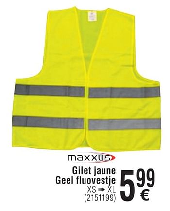 Promoties Gilet jaune - Maxxus - Geldig van 02/04/2019 tot 31/12/2019 bij Cora