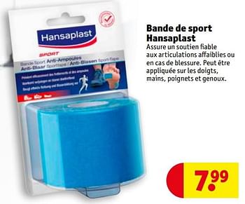 Promotions Bande de sport hansaplast - Hansaplast - Valide de 24/04/2019 à 29/09/2019 chez Kruidvat