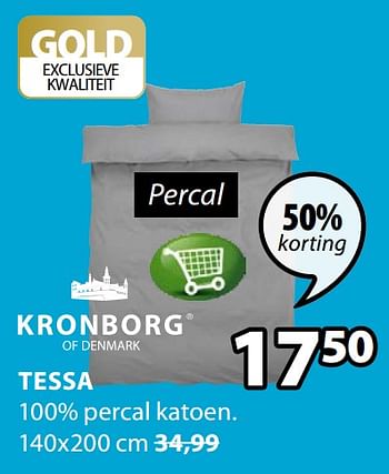 Promoties Dekbedovertrekken tessa - Kronborg - Geldig van 17/06/2019 tot 30/06/2019 bij Jysk