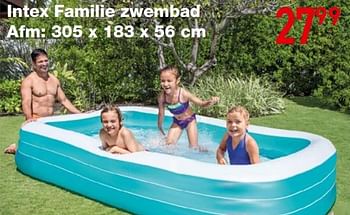 Promoties Intex familie zwembad - Intex - Geldig van 17/06/2019 tot 30/06/2019 bij Vavantas