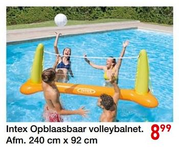 Promoties Intex opblaasbaar volleybalnet - Intex - Geldig van 17/06/2019 tot 30/06/2019 bij Vavantas
