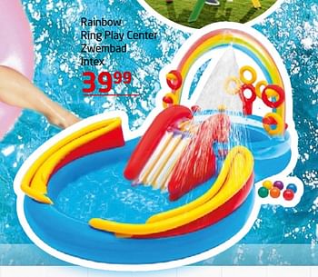 Promoties Rainbow ring play center zwembad intex - Intex - Geldig van 17/06/2019 tot 30/06/2019 bij Vavantas