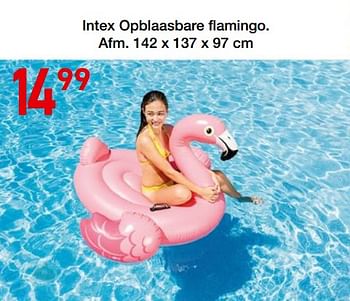 Promoties Intex opblaasbare flamingo - Intex - Geldig van 17/06/2019 tot 30/06/2019 bij Vavantas