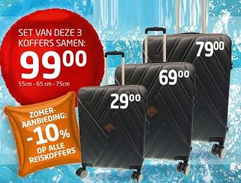 Promoties Set van deze 3 koffers samen - Huismerk - Vavantas - Geldig van 17/06/2019 tot 30/06/2019 bij Vavantas