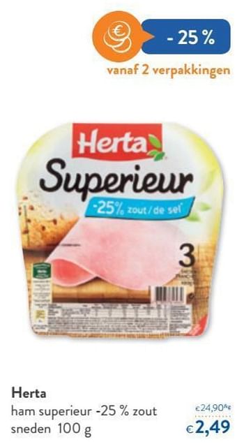 Promoties Herta ham superieur zout sneden - Herta - Geldig van 19/06/2019 tot 02/07/2019 bij OKay