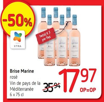 Promoties Brise marine rosé - Rosé wijnen - Geldig van 20/06/2019 tot 03/07/2019 bij Spar (Colruytgroup)