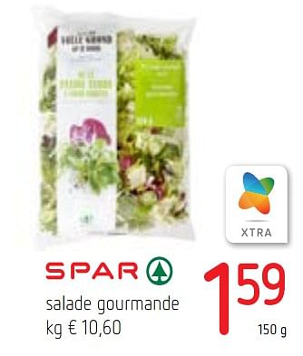 Promotions Salade gourmande - Spar - Valide de 20/06/2019 à 03/07/2019 chez Spar (Colruytgroup)