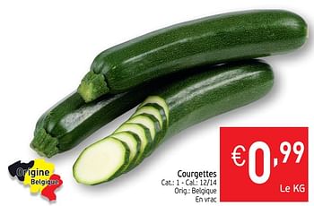 Produit maison - Intermarche Courgettes - En promotion chez Intermarche